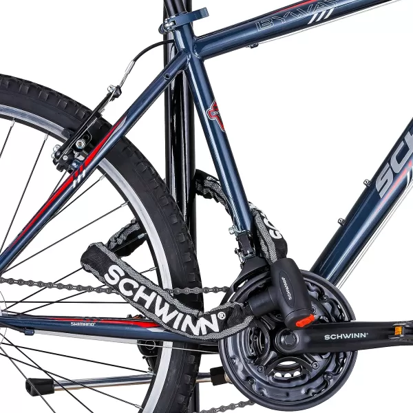 imageSchwinn Anti Theft Bike Lock Security Level 1Security Level 4Key Lock 3 Foot8mm Chain