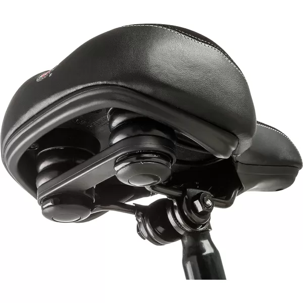 imageSchwinn Comfort Bike Seat Bicycle Seat Replacement for Men and Women Universal Fit Saddles With Standard Seat PostsCommuterDouble Foam Comfort Bike Seat