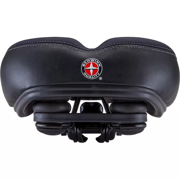 imageSchwinn Comfort Bike Seat Bicycle Seat Replacement for Men and Women Universal Fit Saddles With Standard Seat PostsCommuterFoam Comfort Bike Seat