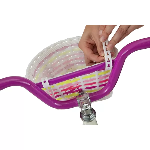 imageSchwinn Girls Bicycle Basket Kids Front Bike AccessoryLightup Flowers