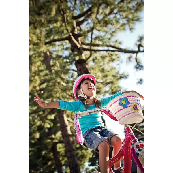 imageSchwinn Girls Bicycle Basket Kids Front Bike AccessoryLightup Flowers
