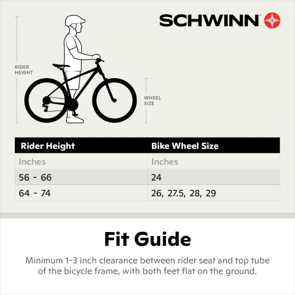 imageSchwinn High Timber Mountain Bike for Adult Youth Men Women Boys Girls 24 to 29Inch Wheels 7 or 21Speeds Front Suspension Aluminum and Steel Frame OptionsCoral