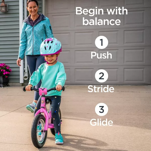 imageSchwinn Koen amp Elm Toddler Balance Bike 12Inch Wheels Kids Ages 14 Years Old Rider Height 2838Inches Training Wheels Not IncludedBlue
