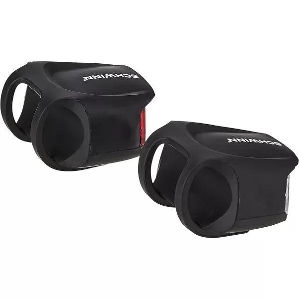 imageSchwinn LED Bike Light Headlight and Tail Light Set Battery Powered 75 Foot Beam DistanceSchwinn LED Bike Light Headlight and Tail Light Set Battery Powered 75 Foot Beam Distance