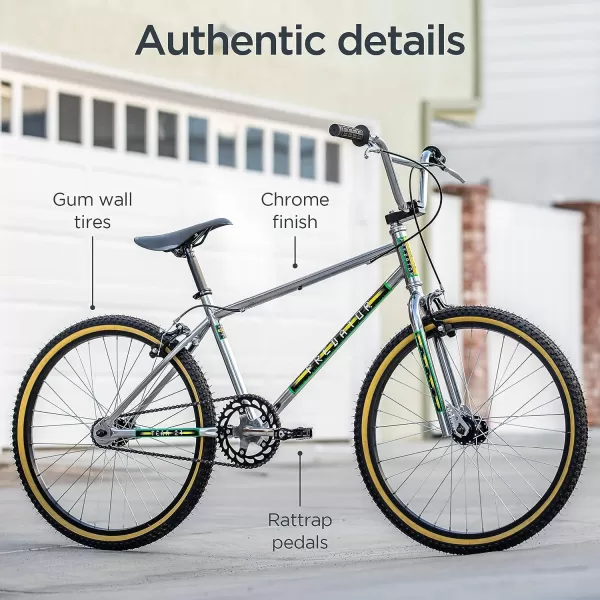 imageSchwinn Sting Pro and Predator Team BMX Bike for KidsYouth Retro Design SingleSpeed HiTen Steel Frame 20 or 24Inch Wheels Multiple ColorsPredator Team BMX Bike