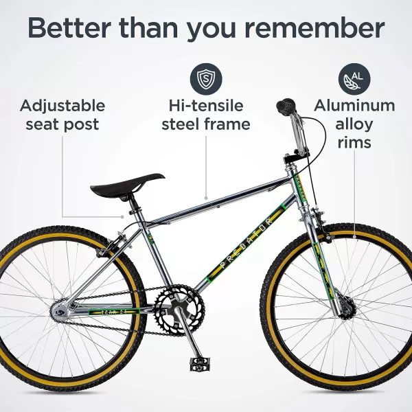 imageSchwinn Sting Pro and Predator Team BMX Bike for KidsYouth Retro Design SingleSpeed HiTen Steel Frame 20 or 24Inch Wheels Multiple ColorsPredator Team BMX Bike