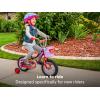imageSchwinn Koen ampamp Elm BMX Style Toddler and Kids Bike For Girls and Boys 1218Inch Wheels Training Wheels Included Basket or Number Plate Ages 29 Year Old Rider Height 28 to 52 InchPurple
