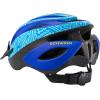 imageSchwinn Thrasher Bike Helmet for Adult Men Women Age 14 with Suggested Fit 5862cm MultiMode Rear LED Light or No Light Option Lightweight with Adjustable Side and Chin Strap Bike AccessoriesBlueLight Blue