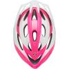 imageSchwinn Thrasher Bike Helmet for Adult Men Women Age 14 with Suggested Fit 5862cm MultiMode Rear LED Light or No Light Option Lightweight with Adjustable Side and Chin Strap Bike AccessoriesPinkWhite