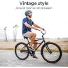 imageSchwinn Beach Cruiser Bicycle 26 Inch Bike Cruiser Bike for Women and Men Adult Bicycle  Linear Pull Brakes Comfortable Padded Seat Upright Riding PositionBlack