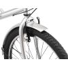 imageSchwinn Beach Cruiser Bicycle 26 Inch Bike Cruiser Bike for Women and Men Adult Bicycle  Linear Pull Brakes Comfortable Padded Seat Upright Riding PositionSilver
