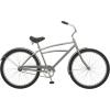 imageSchwinn Beach Cruiser Bicycle 26 Inch Bike Cruiser Bike for Women and Men Adult Bicycle  Linear Pull Brakes Comfortable Padded Seat Upright Riding PositionGrey