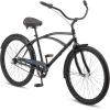 imageSchwinn Beach Cruiser Bicycle 26 Inch Bike Cruiser Bike for Women and Men Adult Bicycle  Linear Pull Brakes Comfortable Padded Seat Upright Riding PositionBlack