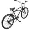 imageSchwinn Beach Cruiser Bicycle 26 Inch Bike Cruiser Bike for Women and Men Adult Bicycle  Linear Pull Brakes Comfortable Padded Seat Upright Riding PositionBlack