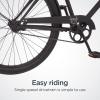 imageSchwinn Beach Cruiser Bicycle 26 Inch Bike Cruiser Bike for Women and Men Adult Bicycle  Linear Pull Brakes Comfortable Padded Seat Upright Riding PositionBlack