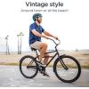 imageSchwinn Beach Cruiser Bicycle 26 Inch Bike Cruiser Bike for Women and Men Adult Bicycle  Linear Pull Brakes Comfortable Padded Seat Upright Riding PositionBlack
