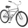 imageSchwinn Beach Cruiser Bicycle 26 Inch Bike Cruiser Bike for Women and Men Adult Bicycle  Linear Pull Brakes Comfortable Padded Seat Upright Riding PositionGrey