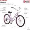 imageSchwinn Mikko Adult Beach Cruiser BikePurple