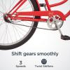 imageSchwinn Mikko Adult Beach Cruiser BikeRed