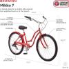 imageSchwinn Mikko Adult Beach Cruiser BikeRed