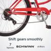 imageSchwinn Mikko Adult Beach Cruiser BikeRed