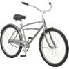 imageSchwinn Beach Cruiser Bicycle 26 Inch Bike Cruiser Bike for Women and Men Adult Bicycle  Linear Pull Brakes Comfortable Padded Seat Upright Riding PositionGrey