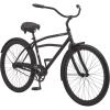 imageSchwinn Beach Cruiser Bicycle 26 Inch Bike Cruiser Bike for Women and Men Adult Bicycle  Linear Pull Brakes Comfortable Padded Seat Upright Riding PositionBlack