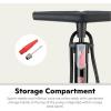 imageSchwinn Basic and Air Center Floor Bike Pump Up to 120 Max PSI Dual Head Fits Schrader and Presta Valve Types EasytoCarry Portable and Convenient Design Bicycle Essentials for Easy Road RidingBlack