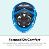imageSchwinn Classic Toddler and Baby Bike Helmet for Boys and Girls Dial Fit Adjustment and Full Range Padding Extended Lower ShellBlue Space Design