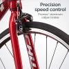 imageSchwinn Fastback Adult Performance Road Bike Beginner to Intermediate Bicycle Riders Aluminum Frame 700c Wheels 1418 Speed DrivetrainRed