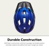 imageSchwinn Yahara ERT Bike Helmet for Adult Youth Men Women Ages 8 and Up Can Fit Head Circumference 5462 cm with 14 Vents Removable Visor and Adjustable Locking StrapBlue