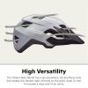 imageSchwinn Yahara ERT Bike Helmet for Adult Youth Men Women Ages 8 and Up Can Fit Head Circumference 5462 cm with 14 Vents Removable Visor and Adjustable Locking StrapSilver