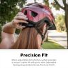 imageSchwinn Yahara ERT Bike Helmet for Adult Youth Men Women Ages 8 and Up Can Fit Head Circumference 5462 cm with 14 Vents Removable Visor and Adjustable Locking StrapRed