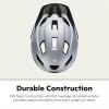 imageSchwinn Yahara ERT Bike Helmet for Adult Youth Men Women Ages 8 and Up Can Fit Head Circumference 5462 cm with 14 Vents Removable Visor and Adjustable Locking StrapSilver