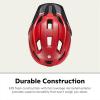 imageSchwinn Yahara ERT Bike Helmet for Adult Youth Men Women Ages 8 and Up Can Fit Head Circumference 5462 cm with 14 Vents Removable Visor and Adjustable Locking StrapRed