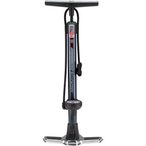 imageSchwinn Basic and Air Center Floor Bike Pump Up to 120 Max PSI Dual Head Fits Schrader and Presta Valve Types EasytoCarry Portable and Convenient Design Bicycle Essentials for Easy Road RidingNavy Blue