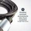 imageSchwinn Bike Key Cable Lock in Braided Steel Cable 5 feet x 8mm Anti Theft Bike Lock Security Level 1Security Level 1Key Lock