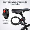 imageSchwinn Bike Key Cable Lock in Braided Steel Cable 5 feet x 8mm Anti Theft Bike Lock Security Level 1Security Level 3Key Lock
