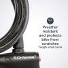 imageSchwinn Bike Key Cable Lock in Braided Steel Cable 5 feet x 8mm Anti Theft Bike Lock Security Level 1Security Level 3Key Lock