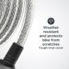 imageSchwinn Bike Key Cable Lock in Braided Steel Cable 5 feet x 8mm Anti Theft Bike Lock Security Level 1Security Level 3Key Lock