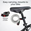 imageSchwinn Bike Key Cable Lock in Braided Steel Cable 5 feet x 8mm Anti Theft Bike Lock Security Level 1Security Level 3Key Lock