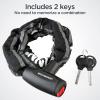 imageSchwinn Bike Key Cable Lock in Braided Steel Cable 5 feet x 8mm Anti Theft Bike Lock Security Level 1Security Level 4Key Lock