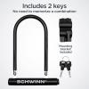 imageSchwinn Bike Key Cable Lock in Braided Steel Cable 5 feet x 8mm Anti Theft Bike Lock Security Level 1Security Level 4ULock