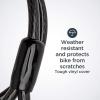 imageSchwinn Bike Key Cable Lock in Braided Steel Cable 5 feet x 8mm Anti Theft Bike Lock Security Level 1Security Level 5ULock