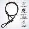 imageSchwinn Bike Key Cable Lock in Braided Steel Cable 5 feet x 8mm Anti Theft Bike Lock Security Level 1Security Level 5ULock