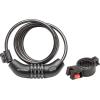 imageSchwinn Combination Bike Lock in Twisted Steel Cable 5 feet x 8 mm Anti Theft Bicycle Lock Black Security Level 1Security Level 1