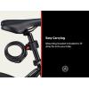 imageSchwinn Combination Bike Lock in Twisted Steel Cable 5 feet x 8 mm Anti Theft Bicycle Lock Black Security Level 1Security Level 1
