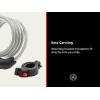 imageSchwinn Combination Bike Lock in Twisted Steel Cable 5 feet x 8 mm Anti Theft Bicycle Lock Black Security Level 1Security Level 3
