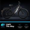 imageSchwinn Coston Hybrid Electric Bike for Adults 20MPH Commuting eBike Ride Up to 3545 Miles on a Single Charge 275Inch Wheels 7Speed StepThru or Step Over Aluminum Frame Removable BatteryMatte Black