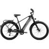 imageSchwinn Coston Hybrid Electric Bike for Adults 20MPH Commuting eBike Ride Up to 3545 Miles on a Single Charge 275Inch Wheels 7Speed StepThru or Step Over Aluminum Frame Removable BatteryMatte Black
